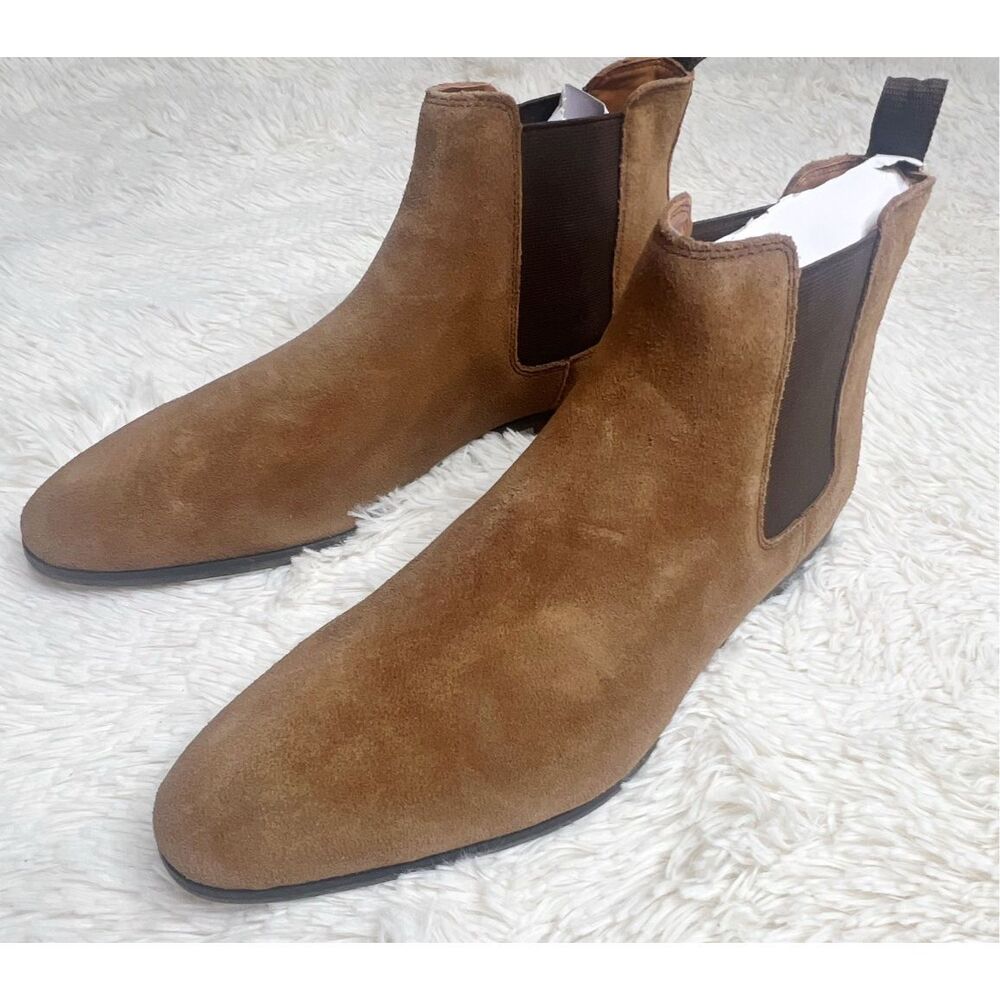BP Waterproof Suede Chelsea Boots Men’s Chestnut Size 13